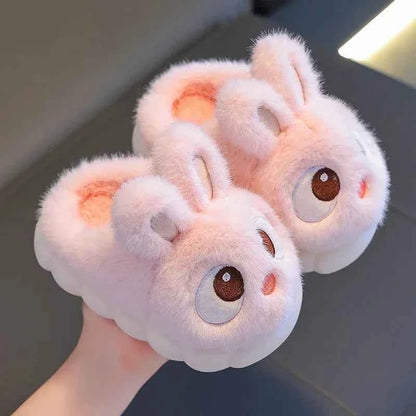 New Winter Cute Big eyed Rabbit Children's Waterproof Warm