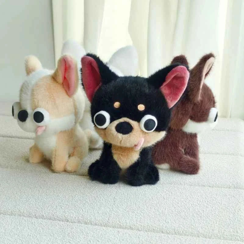 Cute Chihuahua Plush Toy – Big Eyes Puppy Stuffed Animal