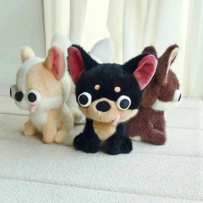 Cute Chihuahua Plush Toy – Big Eyes Puppy Stuffed Animal