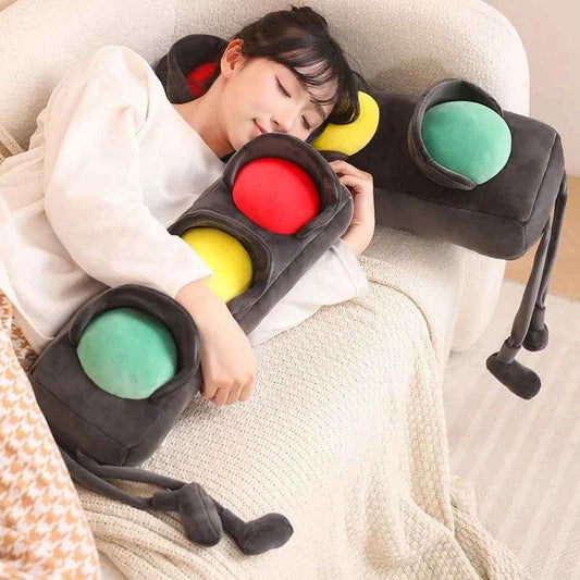 Traffic Light Plush Toy – Giant Funny Signal Light Stuffed Pillow