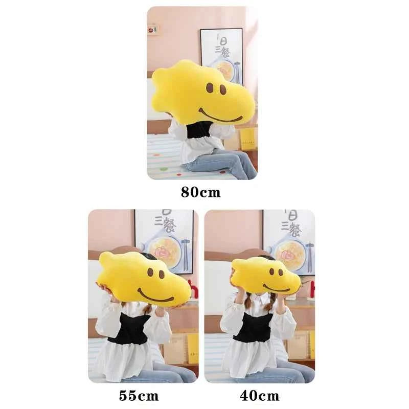 Kawaii Classic Cartoon Beagle Dog & Yellow Bird Plush Pillow – Soft Stuffed Sofa Doll (40–80cm)