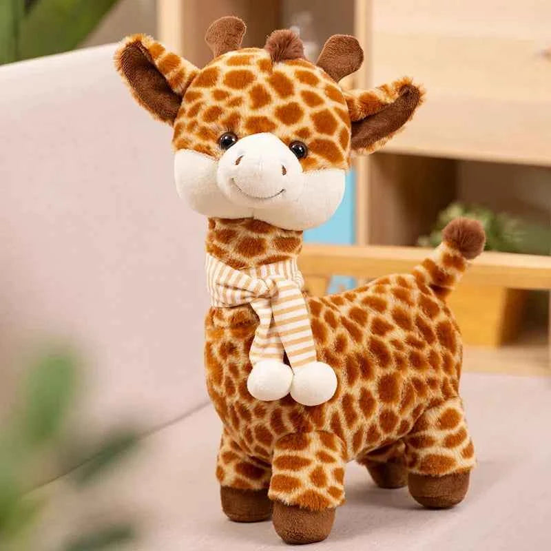 Cute Simulation Giraffe Plush Doll - Soft Stuffed Animal Room Decor and Birthday Gift, 3 Sizes