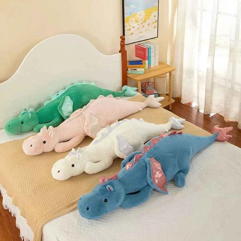 Giant Flying Dragon Plush Toy – 150cm Long Stuffed Pillow