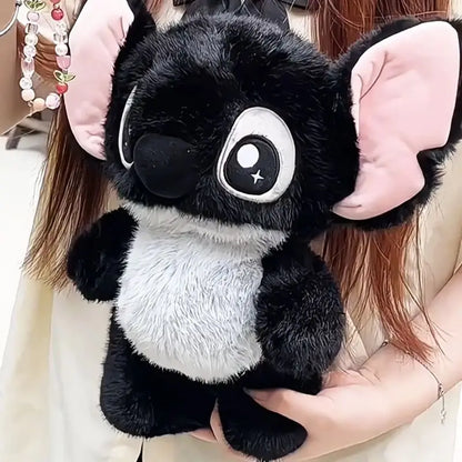 Black Space Creature Plush Doll – Soft Cartoon Sleep Companion Toy