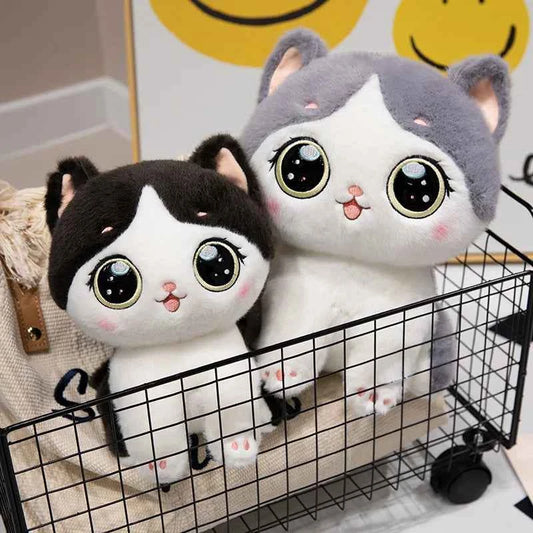 Cuddly Cat Plush Toy – Soft Healing Kitten Stuffed Animal