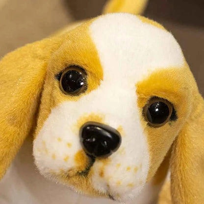 Realistic Dog Plush Toy – Lifelike Dalmatian, Rottweiler, Beagle & King Charles Puppy