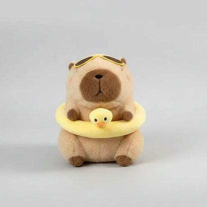23cm Capybara Plush Simulation Capibara Anime Fluffty Toy Cute Doll Stuffed Animals Soft Doll Plush Christmas Thanksgiving Gift