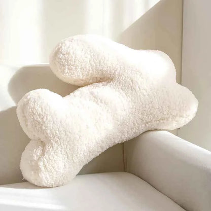 Simple Wind INS Kawaii Animal Rabbit Plush Stuffed Toy Doll White 55*40*15cm (21.7"x15.7"x5.9")