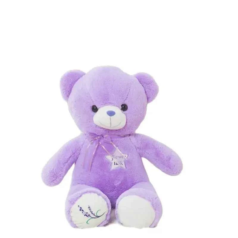 Giant Purple Bear Plush Toy (13.8-47.2 in) - High Quality Stuffed Animal Doll Gift