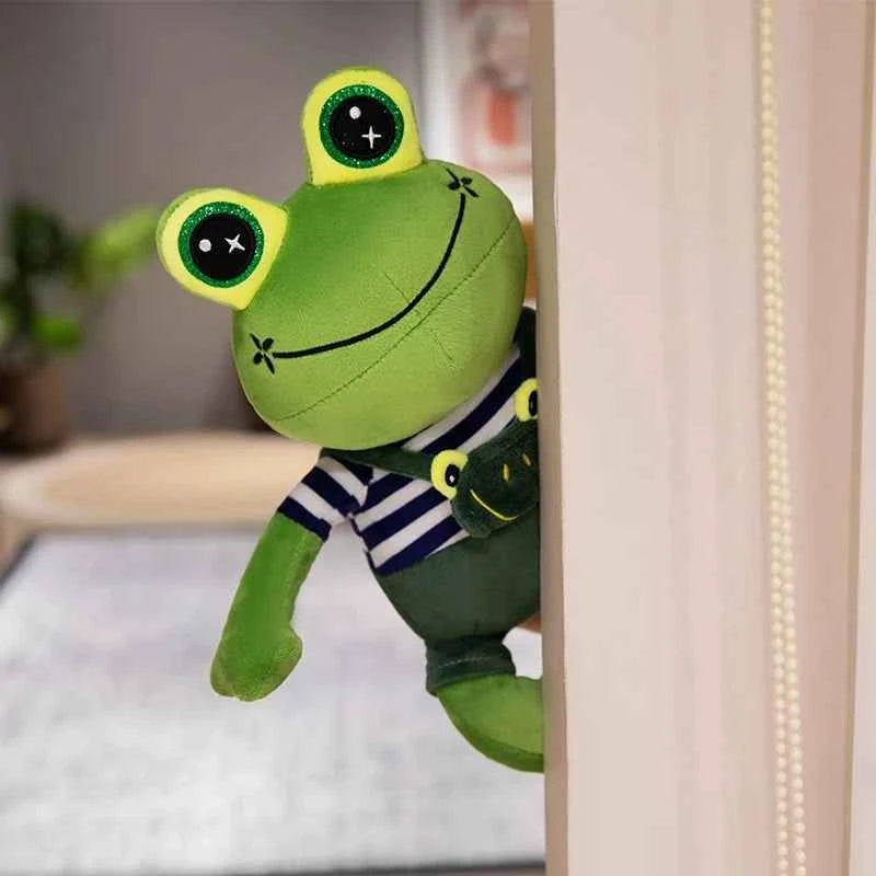 Cute Frog Stuffed Plush Toy Animal Frog Children Green