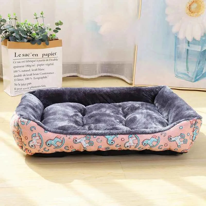 Convertible Dog Bed Sofa House – Soft Indoor Pet Bed for Medium to Large Dogs A
