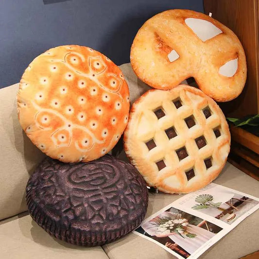 Hot creative Lifelike Cookie Pillow Living Room Sofa Funny