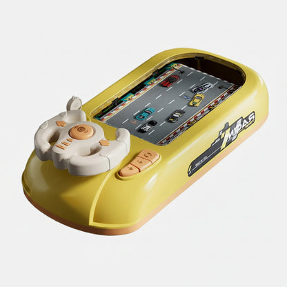 Kids Electronic Steering Wheel Racing Game Toy – Interactive Simulation Driving Toy (5 Colors) Yellow