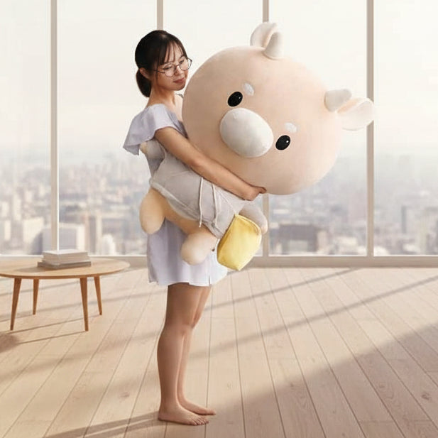 Cute Korean Drama Cow Plush Toy – Soft Milk Cow Stuffed Animal Pillow Cow