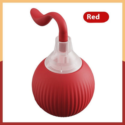 Interactive Cat Toy Ball Super Drive Cat Rolling Ball Magic Tail Style Red