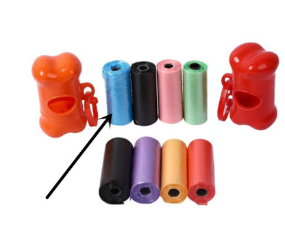 Pet Trash Bag Dog Poop Bags For Waste Refuse Cleanup Bluetrashbag