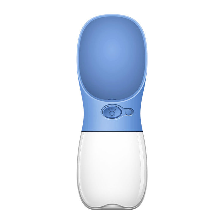 Pet Water Cup Outdoor Portable Water Bottle Sea blue 350ML