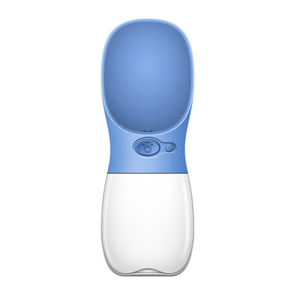 Pet Water Cup Outdoor Portable Water Bottle Sea blue 350ML