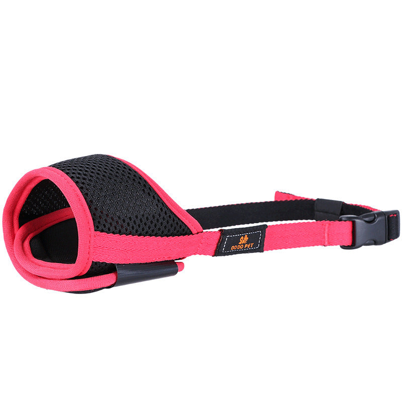 Mouth Cover To Prevent Eating Indiscriminately Large Labrador Dog Red