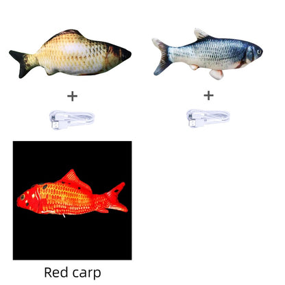 Without Cat Nip Version - Electric Jumping Fish Simulation Electric Fish Toy Set M