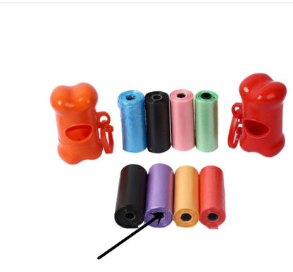 Pet Trash Bag Dog Poop Bags For Waste Refuse Cleanup PurpleTrashbag