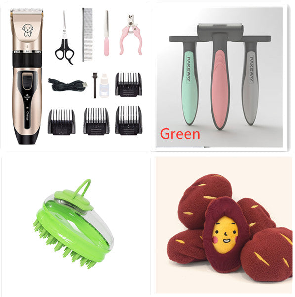 Professional Low Noise Pet Hair Clipper Easy Grooming For Dogs & Cats SetA