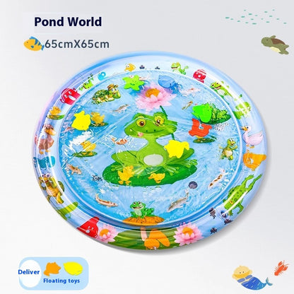 Summer Cooling Pet Water Bed Cushion Ice Pad Dog Sleeping Square Mat For Puppy Dogs Cats Pet Kennel Cool Cold Pond World 65cm 1PCS