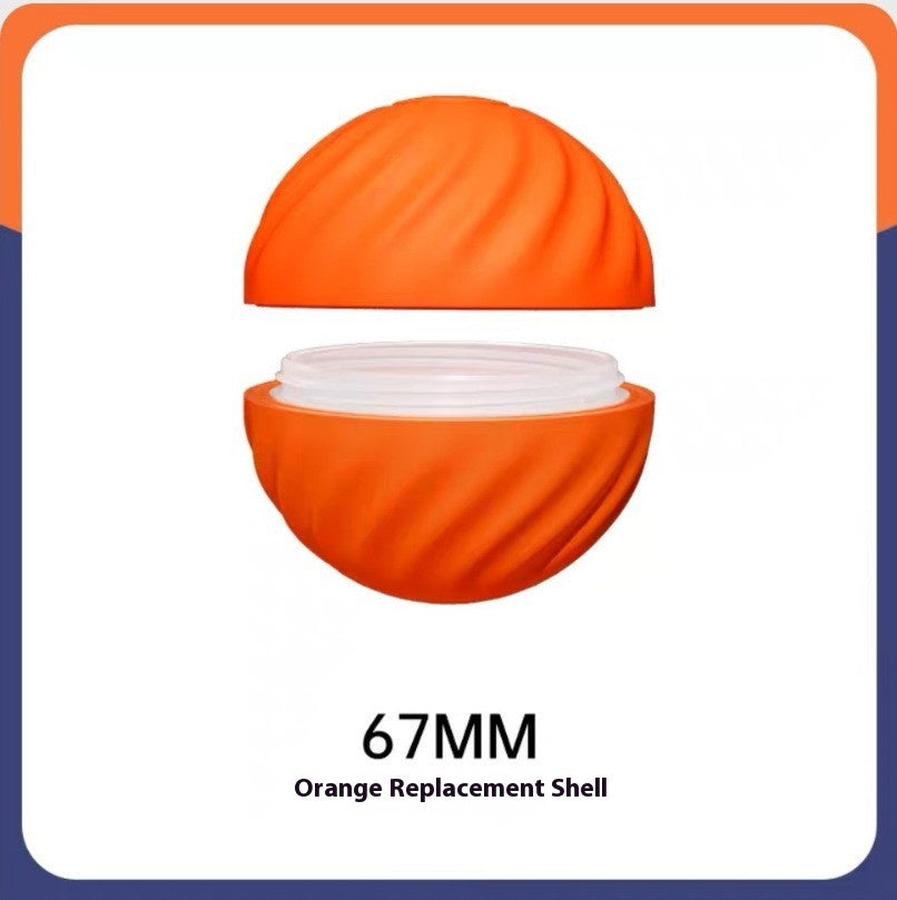 Pet Dog Rubber Ball Toys For Dogs Resistance To Bite Dog Chew Toys Puppy Pets Dogs Training Products Orange replacement shell 67mm