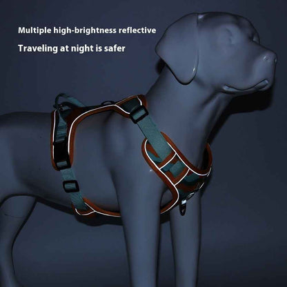 Dog Chest And Back Reflective Commuter Hand Holding Rope