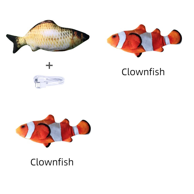 Without Cat Nip Version - Electric Jumping Fish Simulation Electric Fish Toy Set I