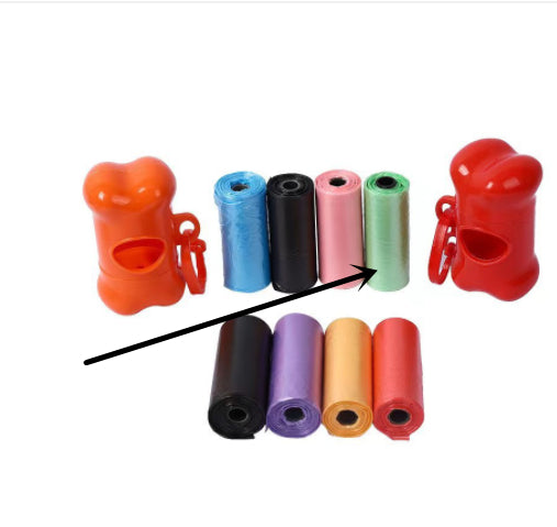 Pet Trash Bag Dog Poop Bags For Waste Refuse Cleanup GreenTrashbag