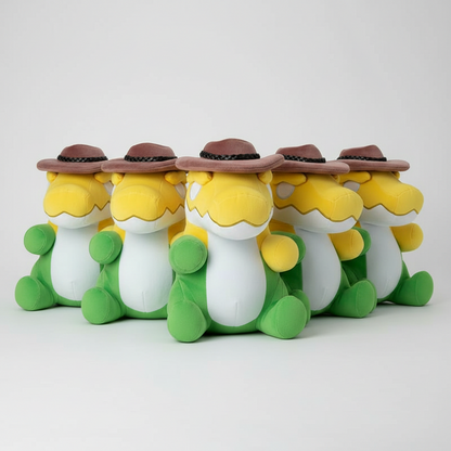 Digital Circus Plush Doll – Soft Gummigoo Character Stuffed Figure 8.7" (22cm) Green Yellow 5pcs