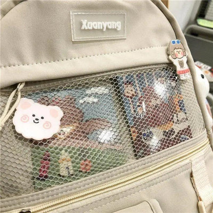Elegant Female Backpack For Teenager Girls And Women Cute Fashionable Book Schoolbag And Laptop Bag