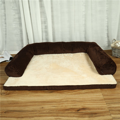 Pet Dog Bed Coffee Bilateral