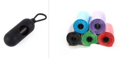 Pet Trash Bag Dog Poop Bags For Waste Refuse Cleanup Black 5pcs bag