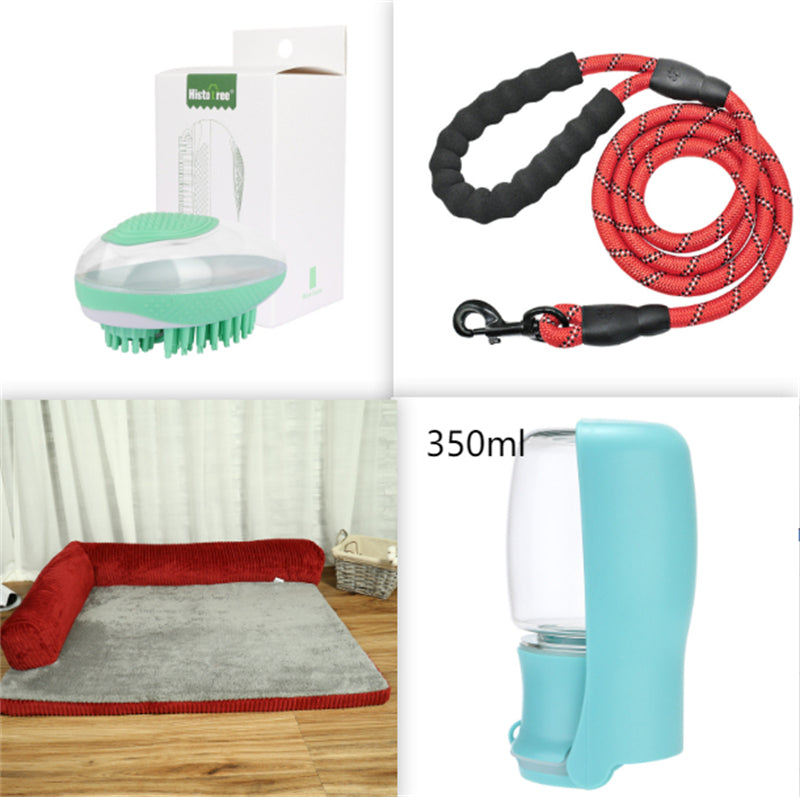 Pet Dog Bed Red set Bilateral M