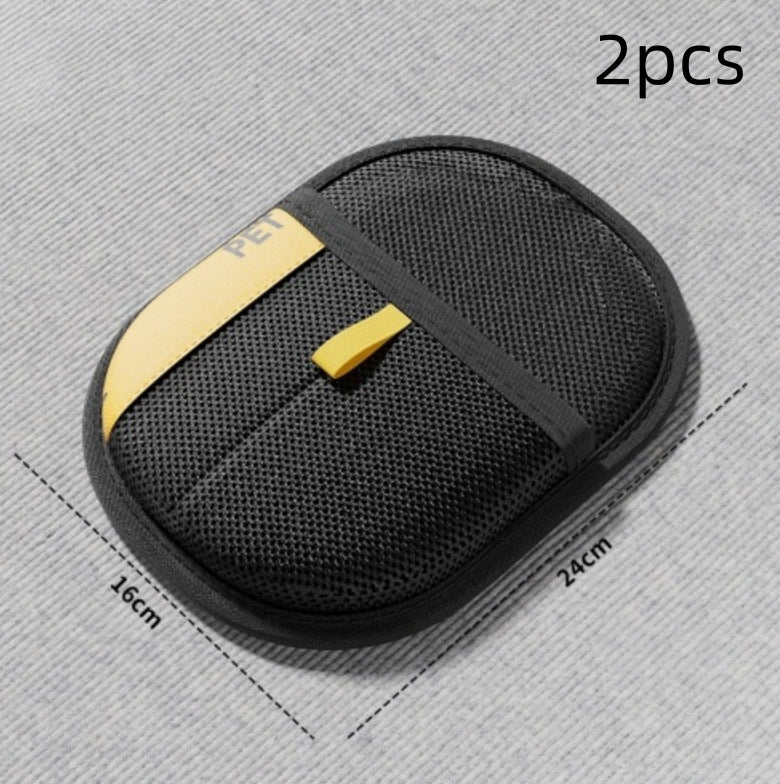 Cat Hair Cleaner Cat Hair Removal And Adsorption Artifact Hair Brush Black 2PCS