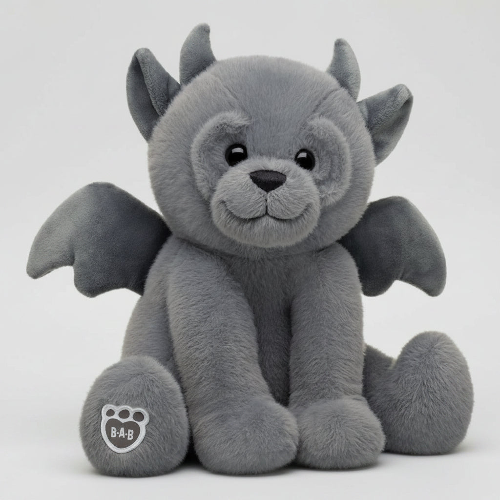 gargoyle teddy bear plush toy 30 cm soft character plush doll for decor and collection