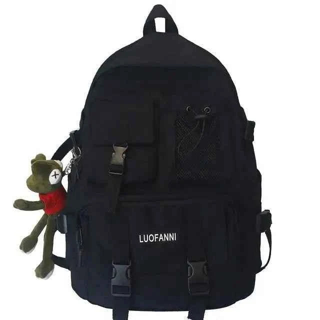 New Trendy Nylon Backpack For Women, Girls And Boy Stylish Travel Mesh, Student College School Bag, Cool Laptop Backpack For Women And Men