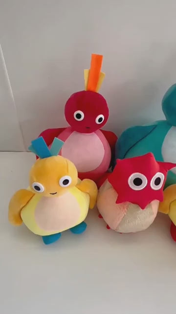 5pcs Twirlywoos Chickedy & Peekaboo Plush Toy Set (6.7-10.2 in) - Best Kids Birthday Gift