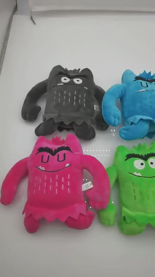 Emotion Monster Plush Toy Set – 6PCS Soft Sensory Stuffed Animals